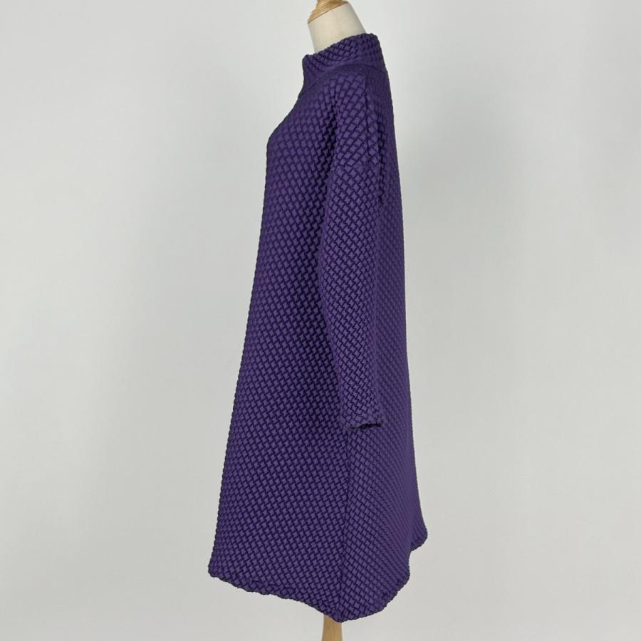 ISSEY MIYAKE（イッセイミヤケ） ハイネック 長袖 ワンピース 
