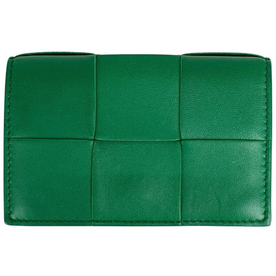 ボッテガべネタ マキシイントレチャート カセット ケース グリーン ボッテガヴェネタ BOTTEGAVENETA カセット カードケース マキシ