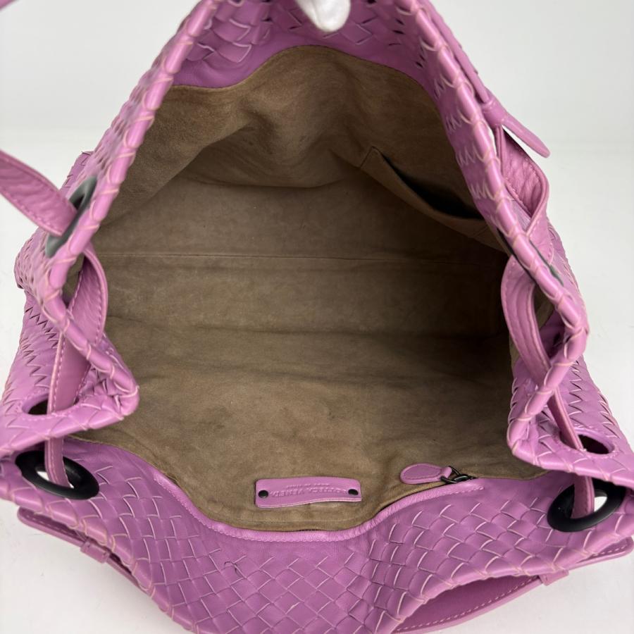 ボッテガヴェネタ トートバッグ ピンクベージュ イントレチャート レザー ボッテガヴェネタ BOTTEGAVENETA イントレチャート トートバッグ