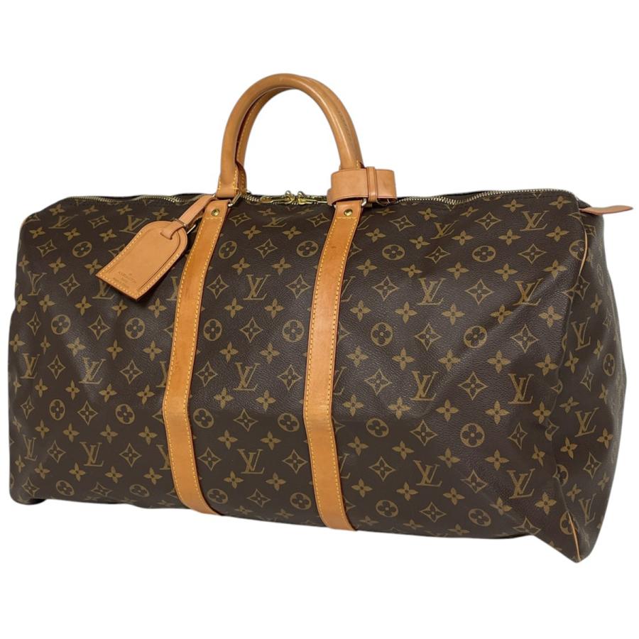 Louis Vuitton ルイヴィトン キーポル 55 ショルダー付き LOUIS VUITTON（ルイ・ヴィトン） キーポル 55 ハンドバッグ 旅行 出張