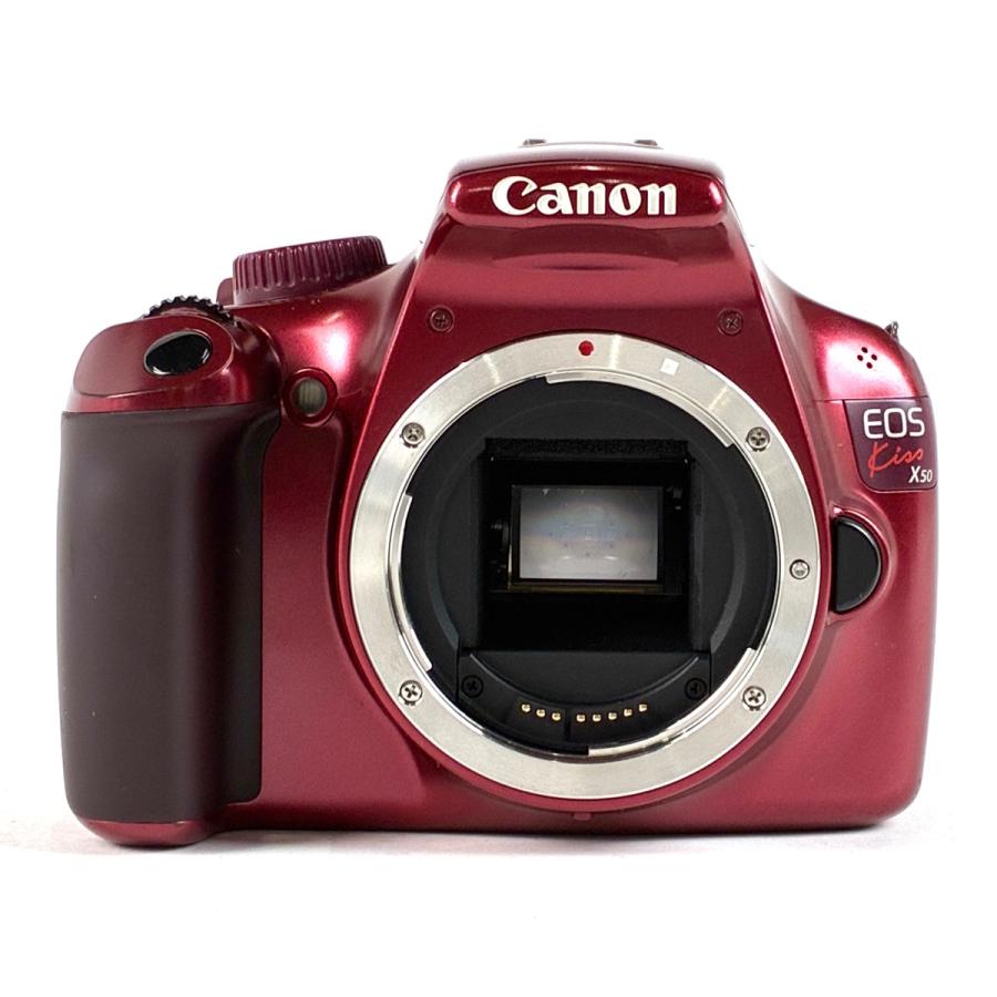 キヤノン Canon EOS Kiss X50 レッド ボディ デジタル 一眼レフカメラ