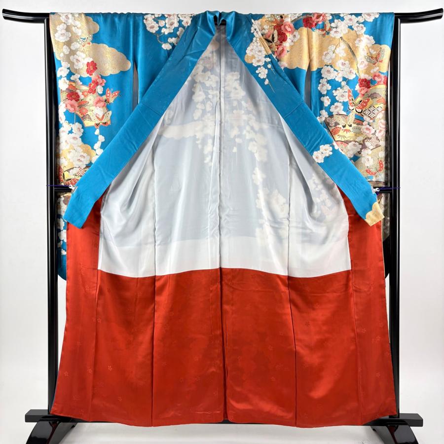 【美品】 振袖 身丈159cm 裄丈64.5cm 正絹 名品 【中古】 振袖 身丈159cm 裄丈64.5cm 正絹 秀品 【中古】の通販 by バイセル