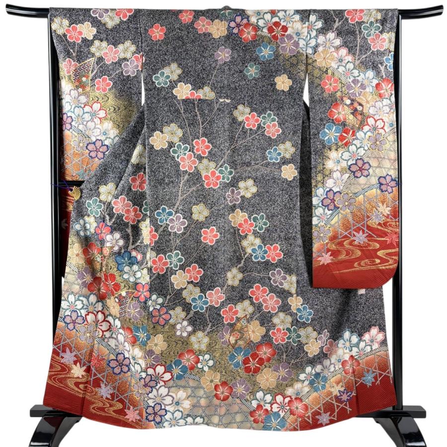 振袖 豪華 金通し 金駒 金彩 紋意匠 桜 身丈177cm トールサイズ 【公式