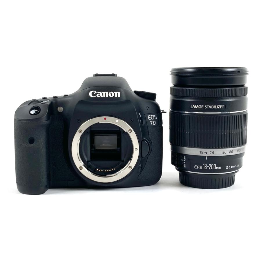 キヤノン EOS 7D ボディ＋ EFーS 18-200ISキットレンズ1本 キヤノン Canon EOS 7D EF-S 18-200 IS レンズキット デジタル 一眼