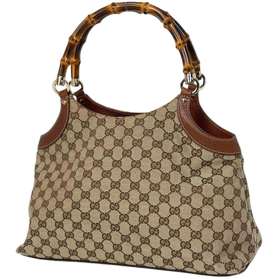 GUCCI（グッチ） GUCCI GG柄 トートバッグ バンブー トートバッグ GG