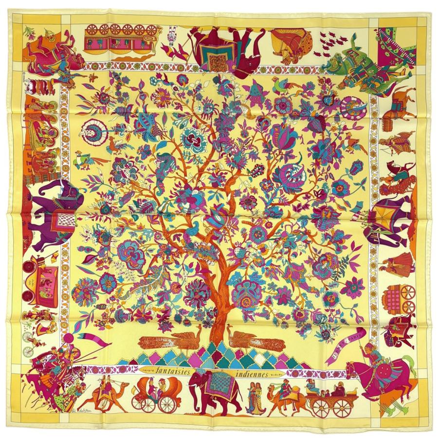 HERMES（エルメス） カレ 90 fantaisies indiennes 眩惑のインド