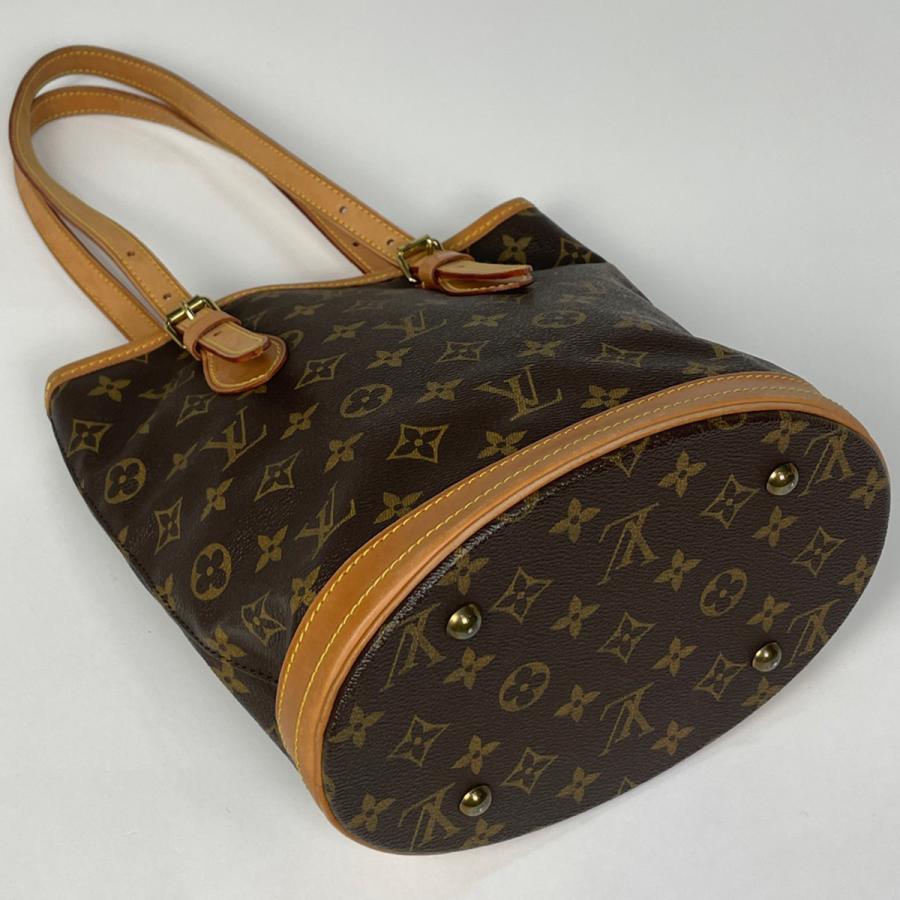 ルイ・ヴィトン バケットバッグ ブラウン キャンバス LOUIS VUITTON（ルイ・ヴィトン） バケットPM モノグラム ショルダー