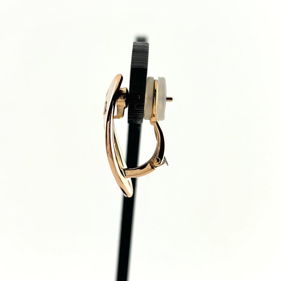 タサキ TASAKI フラワーモチーフ デザインピアス PG ピンクゴールド 