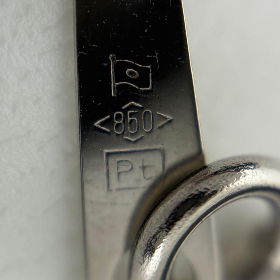 メレダイヤ デザインネックレス プラチナ ペンダント ネックレス Pt900 Pt850 ダイヤモンド レディース 中古_4