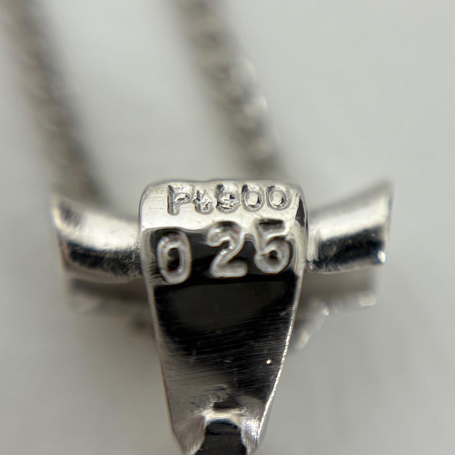 メレダイヤ デザインネックレス プラチナ ペンダント ネックレス Pt900 Pt850 ダイヤモンド レディース 中古_5