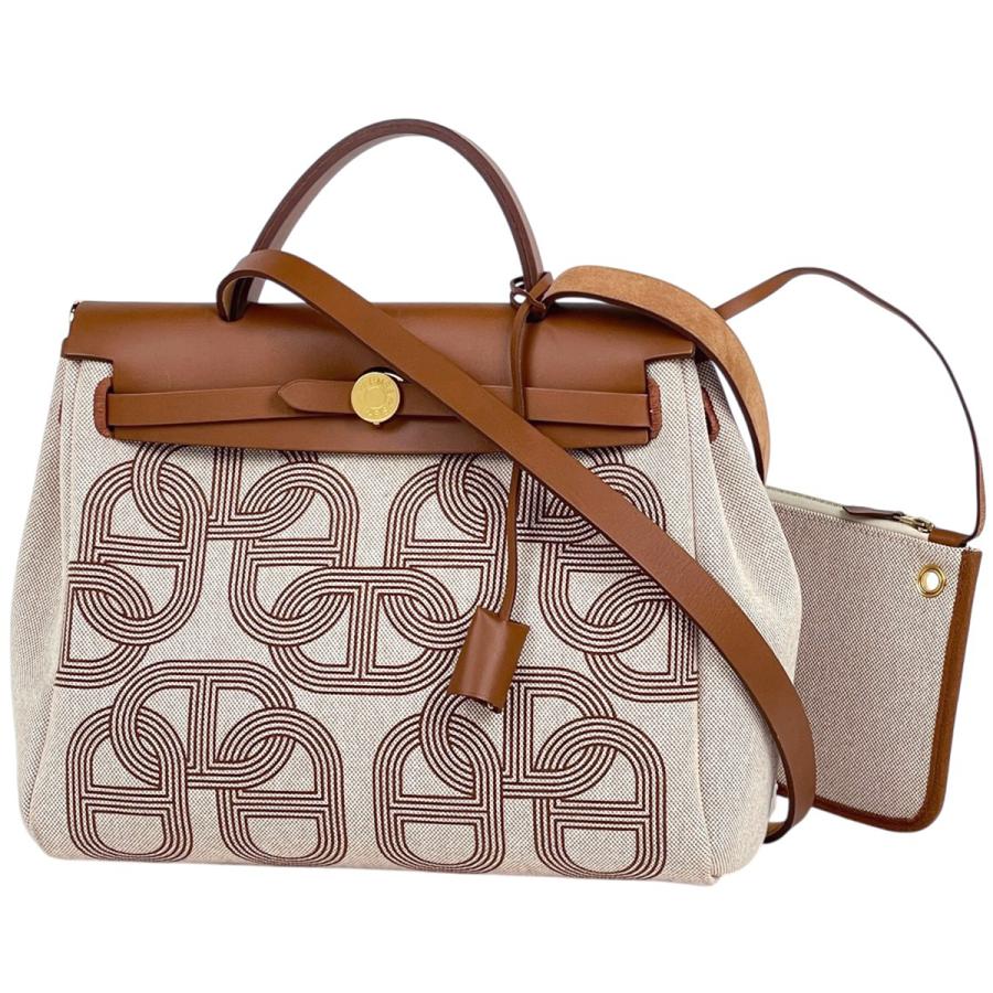 HERMES　エルメス　エールバッグPM　トワルGM　2ｗayショルダーバッグ HERMES（エルメス） エールバッグ ジップ PM 2WAY ショルダーバッグ
