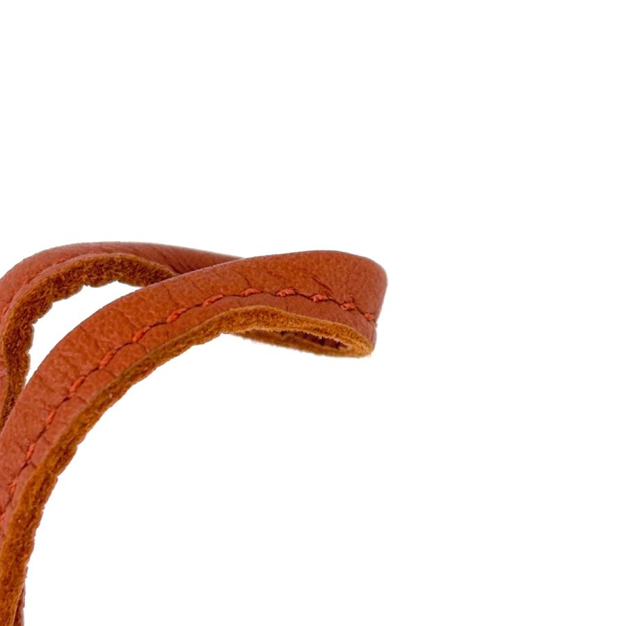 HERMES（エルメス） ロデオMM バッグチャーム レザー イエロー