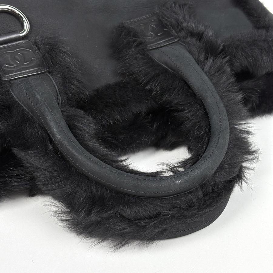 CHANEL（シャネル） ココマーク ハンドバッグ トートバッグ ムートン 