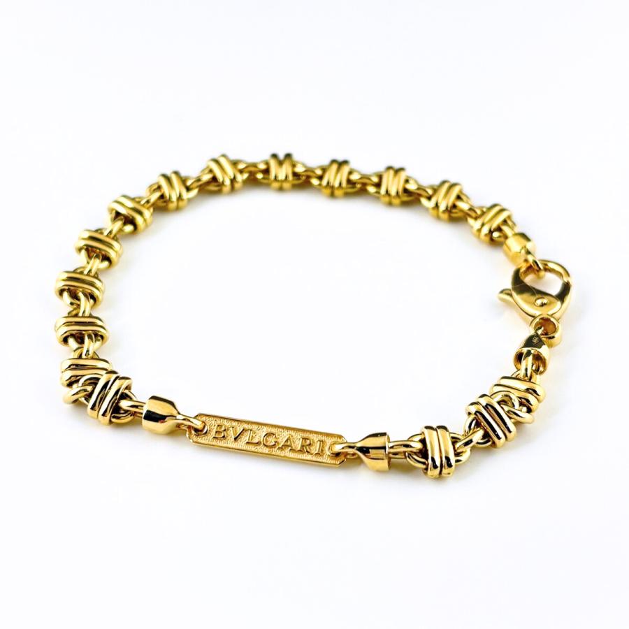 BVLGARI（ブルガリ） デザインブレスレット YG イエローゴールド 腕輪