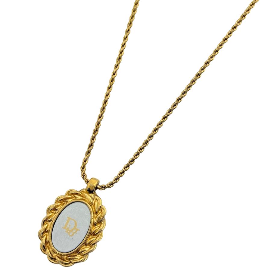 Christian Dior（クリスチャン・ディオール） ロゴ ネックレス