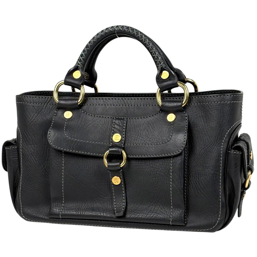 セリーヌ　ブギーバッグ CELINE（セリーヌ） ブギーバッグ ブラゾン ロゴ ハンドバッグ レザー