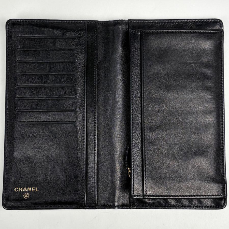 CHANEL（シャネル） カメリア 二つ折り 長財布 ココマーク 長財布