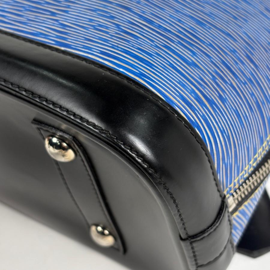 ルイ・ヴィトン Louis Vuitton アルマ ハンドバッグ エピデニム ブルー