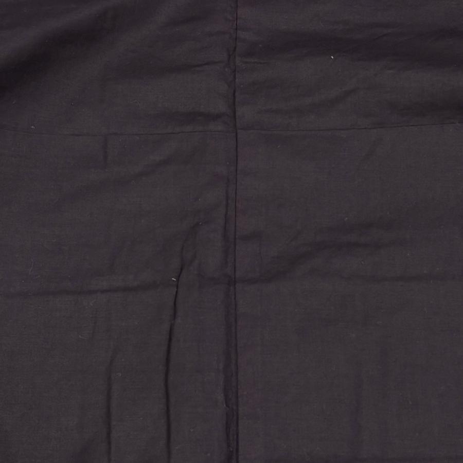 美品 男着物 身丈142.5cm 裄丈68.5cm L 袷 紬 紺色 正絹 秀品 中古