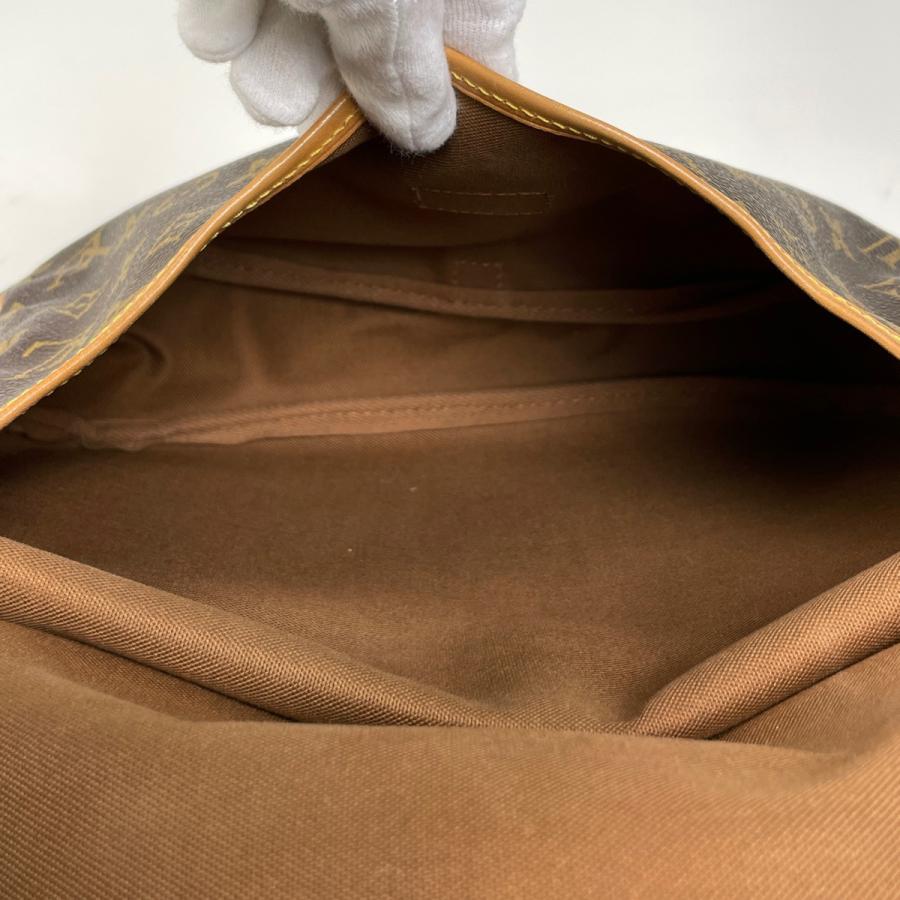ルイヴィトン　モノグラム　ソミュール30　ショルダーバッグ　ブラウン　ななめ掛け LOUIS VUITTON（ルイ・ヴィトン） ソミュール30 斜め掛け ショルダー