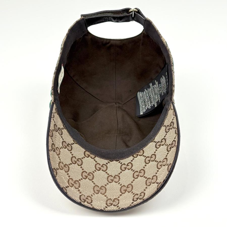 GUCCI（グッチ） GUCCI GG柄 キャップ シェリーライン ウェブ ベース 