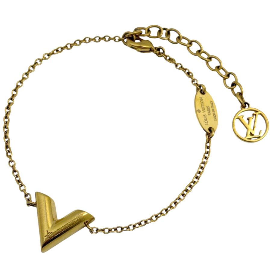 【未使用】LOUIS VUITTON ブレスレットウィメンズエセンシャルV LOUIS VUITTON（ルイ・ヴィトン） エセンシャル V ブレスレット ロゴ