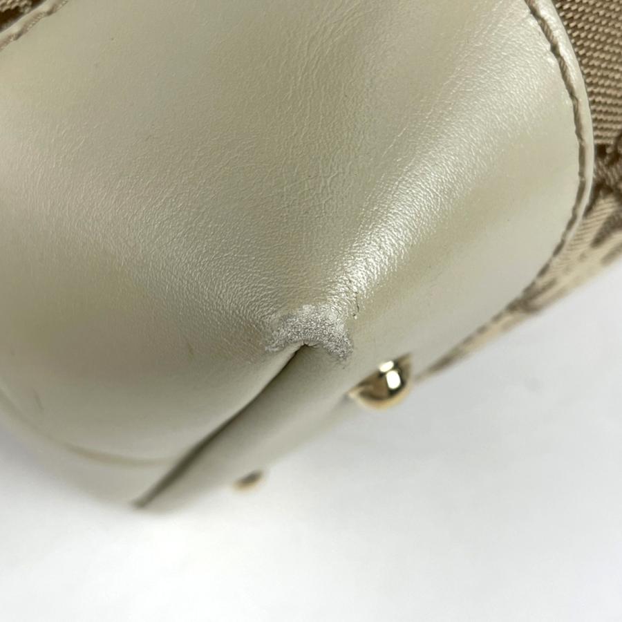 GUCCI（グッチ） ハートビット トートバッグ GGキャンバス ベージュ