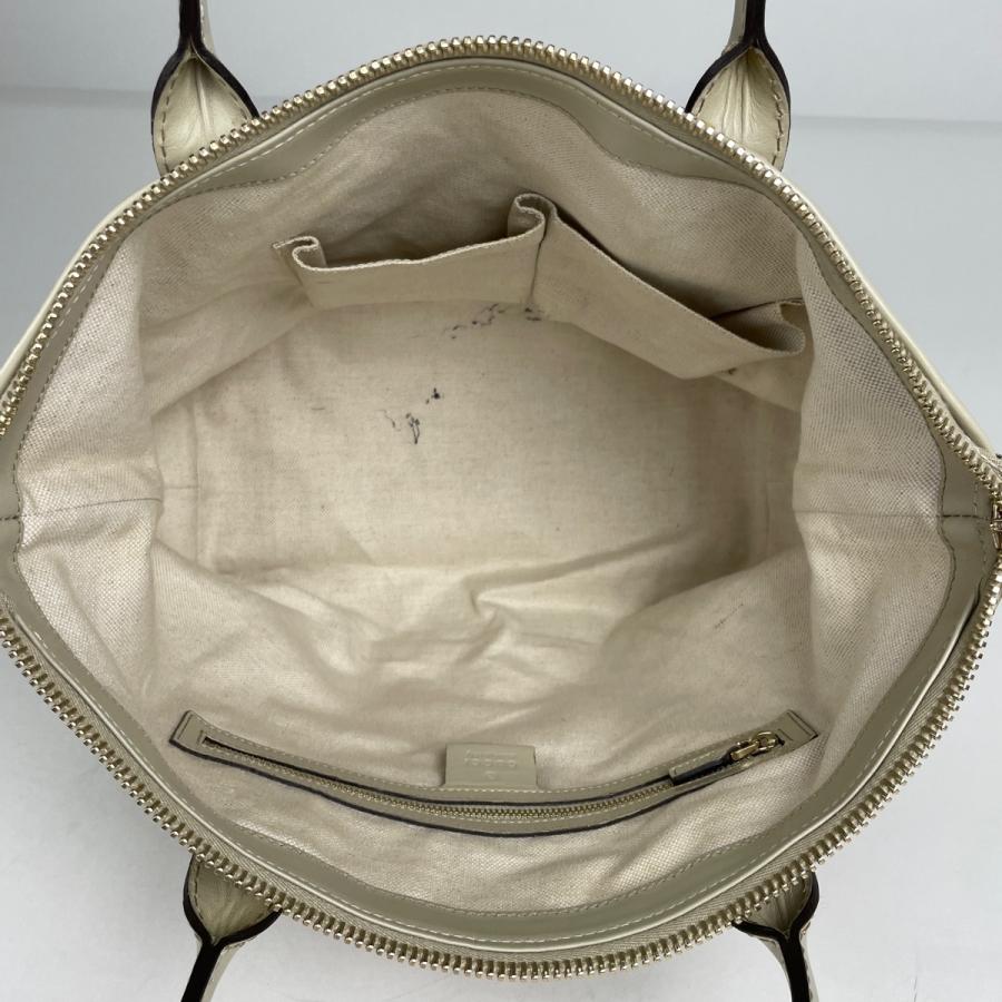 GUCCI（グッチ） ハートビット トートバッグ GGキャンバス ベージュ