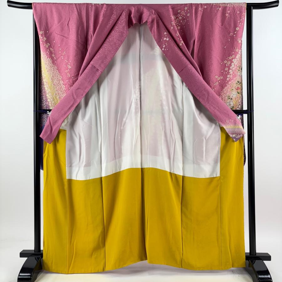 振袖 身丈165cm 裄丈66.5cm 正絹 逸品 【中古】 美品】 振袖 身丈162cm 裄丈64cm 正絹 逸品 【中古】の通販 by