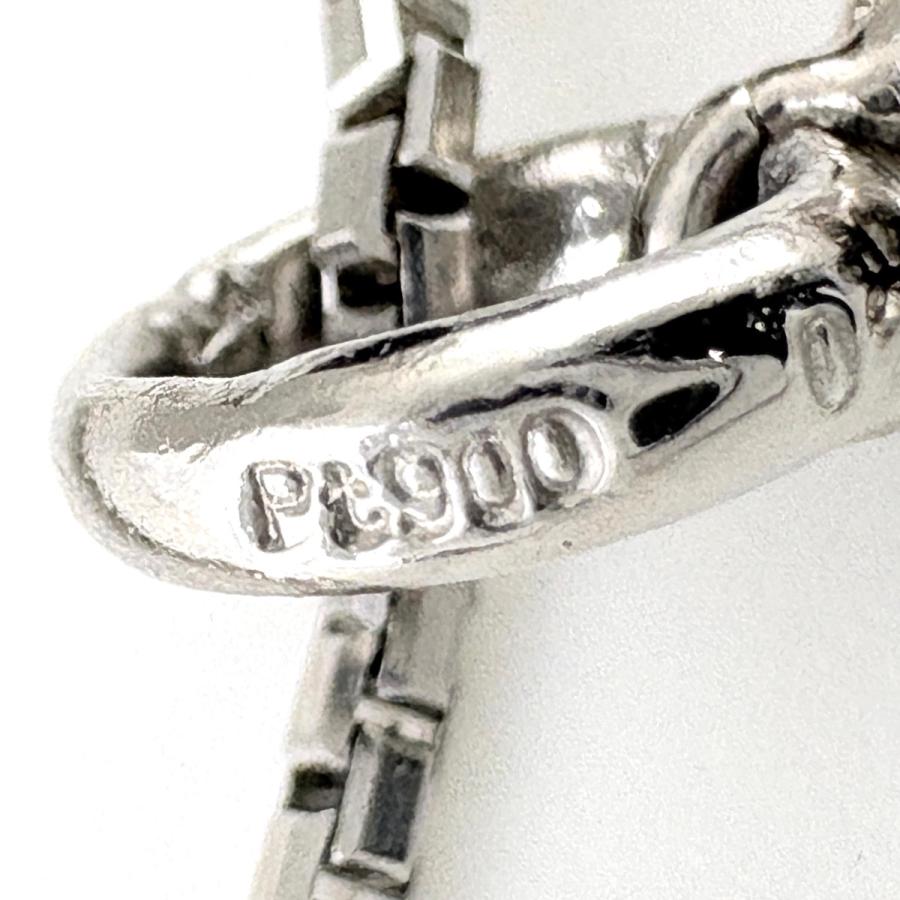 メレダイヤ デザインネックレス プラチナ ペンダント ネックレス Pt900 Pt850 ダイヤモンド レディース 中古_5