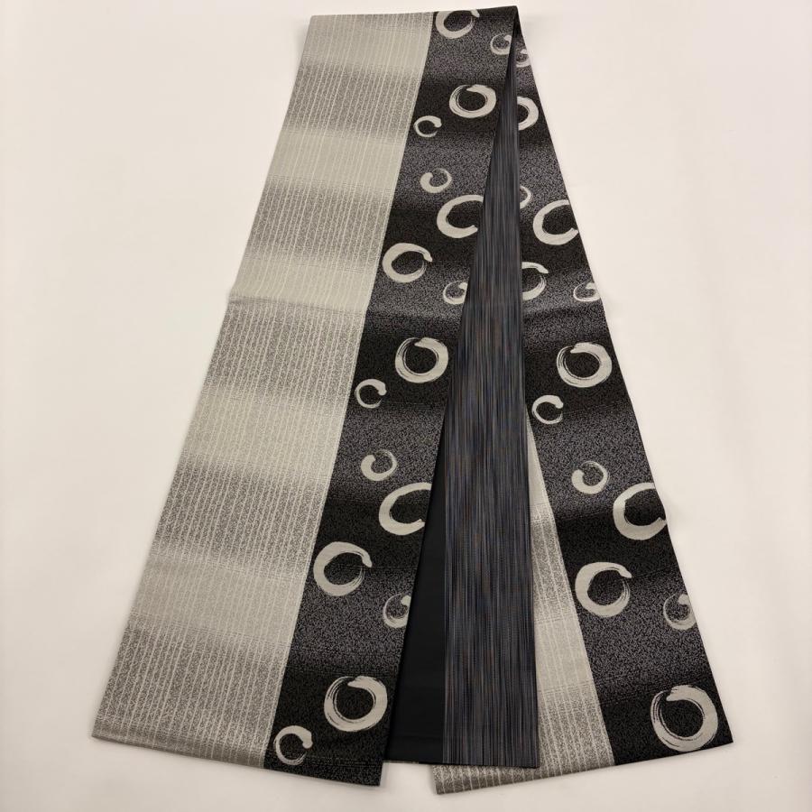 美品　縮緬小紋　丈162.5 裄67.5 美品 小紋 身丈162.5cm 裄丈64.5cm M 袷 袋帯セット 有職文様 段縞 赤
