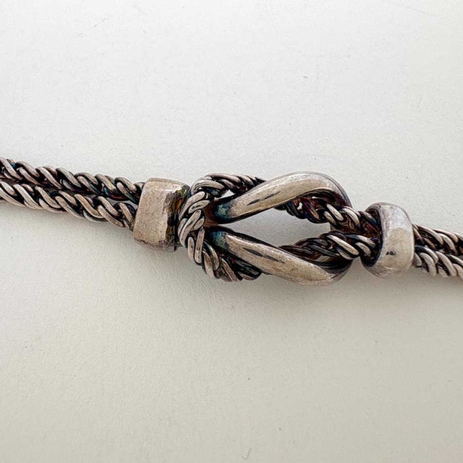 TIFFANY&Co.（ティファニー） ダブルロープ ネックレス センターノット