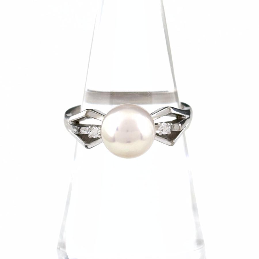 MIKIMOTO（ミキモト） パール デザインリング WG ホワイトゴールド