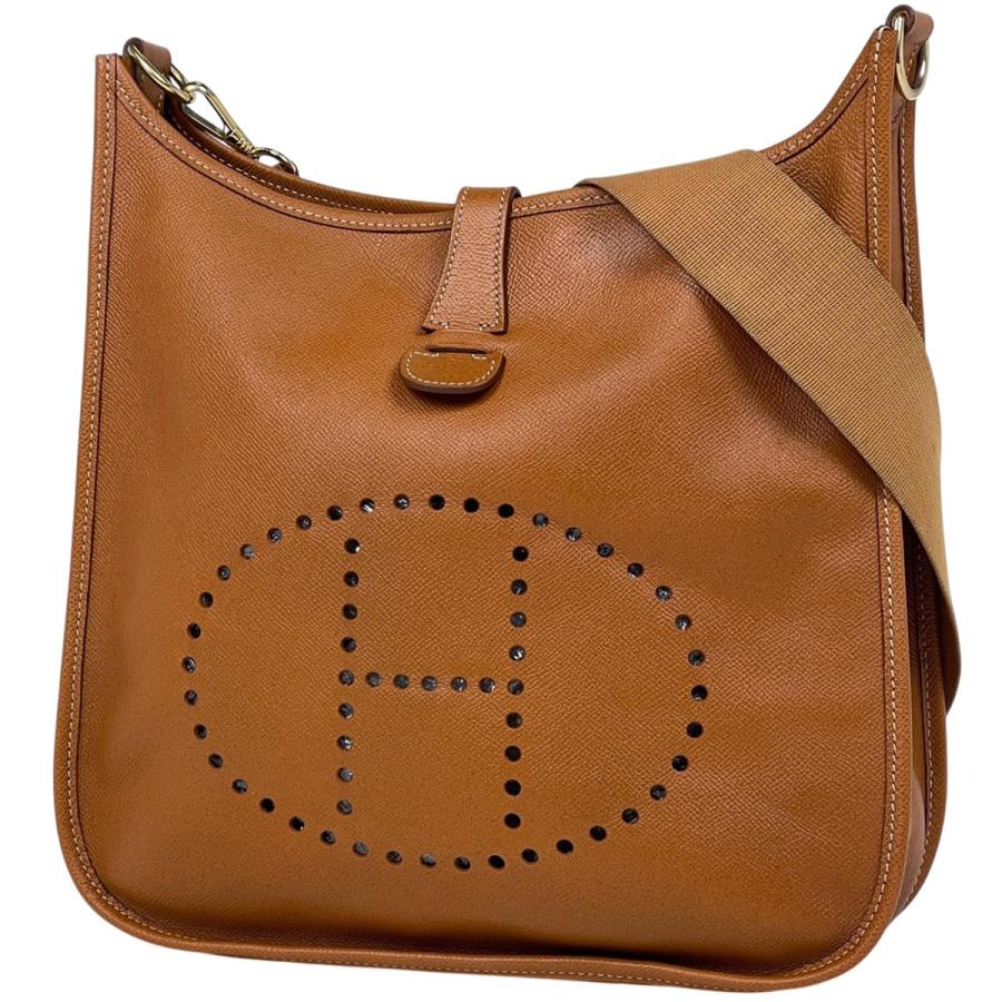 HERMES（エルメス） エヴリン 1 GM パンチング Hロゴ ショルダーバッグ 