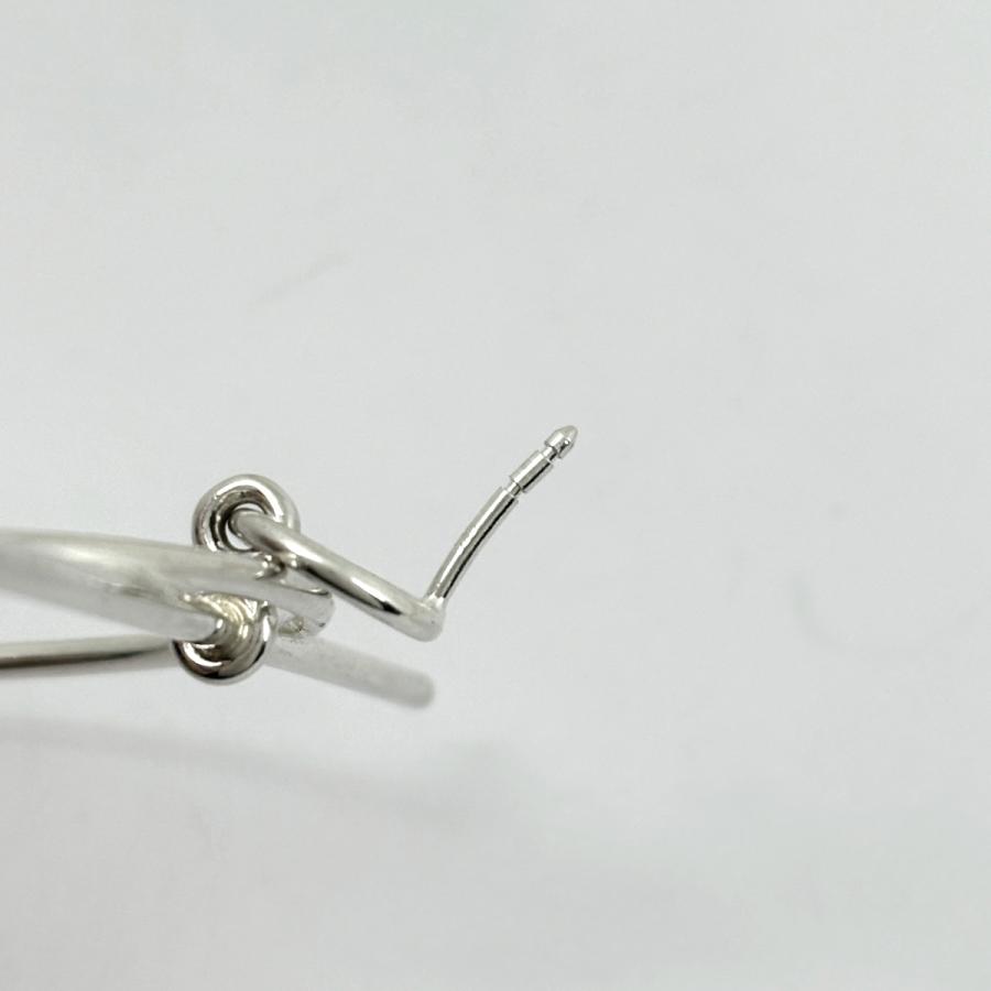 HERMES（エルメス） ループMM フープ ピアス シルバー925