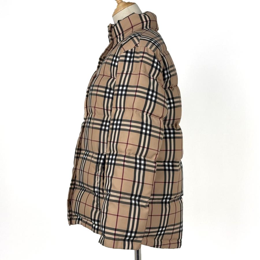バーバリー BURBERRY ショート ダウンジャケット チェック柄 フード 