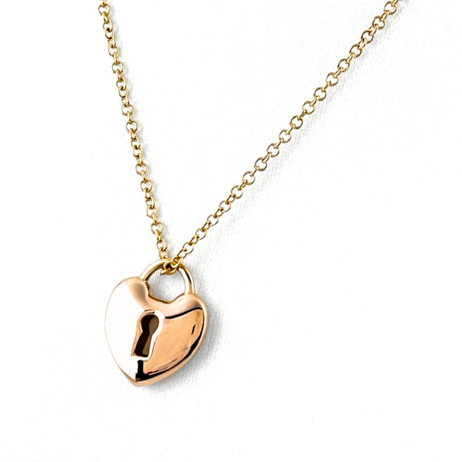 TIFFANY&Co.（ティファニー） ミニハート ロック ネックレス PG