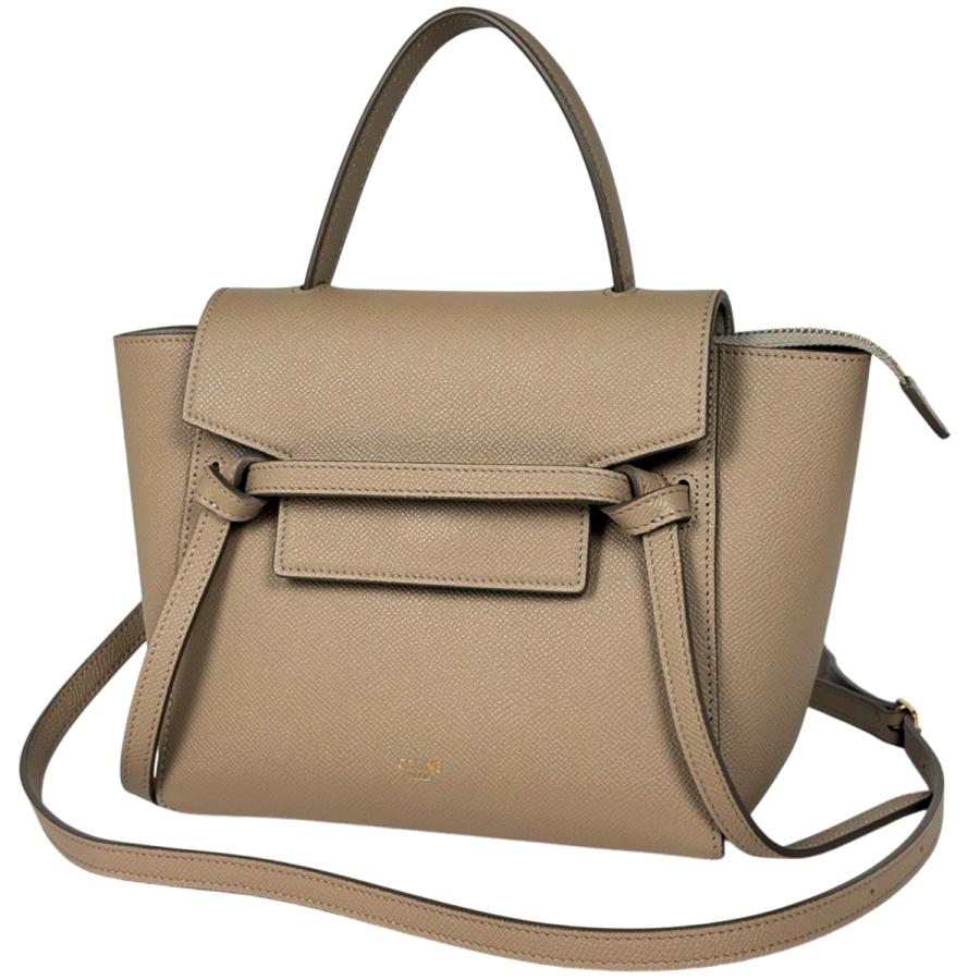 【美品】CELINE セリーヌ 2way ショルダーバッグ ベルトバッグ ナノ CELINE（セリーヌ） ベルトバッグ ナノ 2WAY ショルダーバッグ