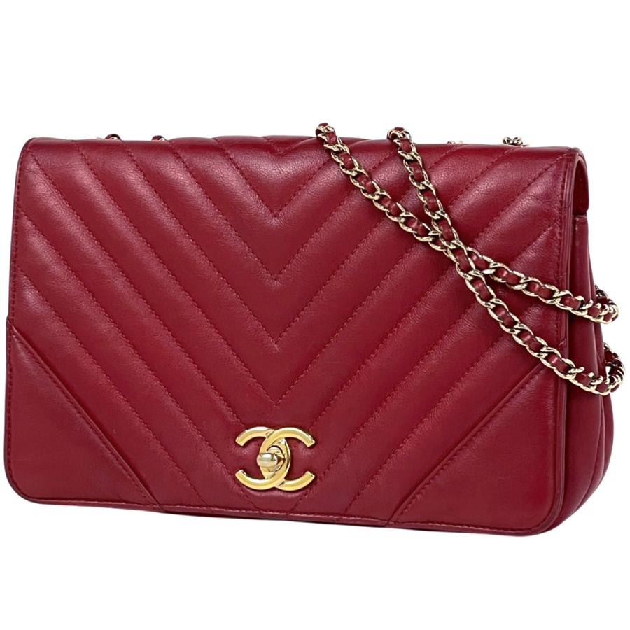 CHANEL（シャネル） CHANEL Vステッチ チェーン ショルダーバッグ ココ 