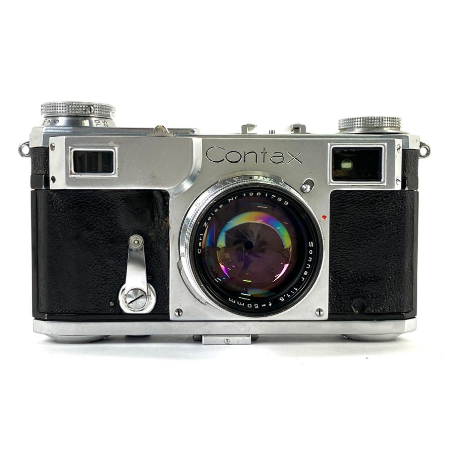 Contax IIa + Sonnar 50mm F2 T 簡易点検・整備済 Sonnar 50mm f2 (Contax) – FLASHBACK CAMERA