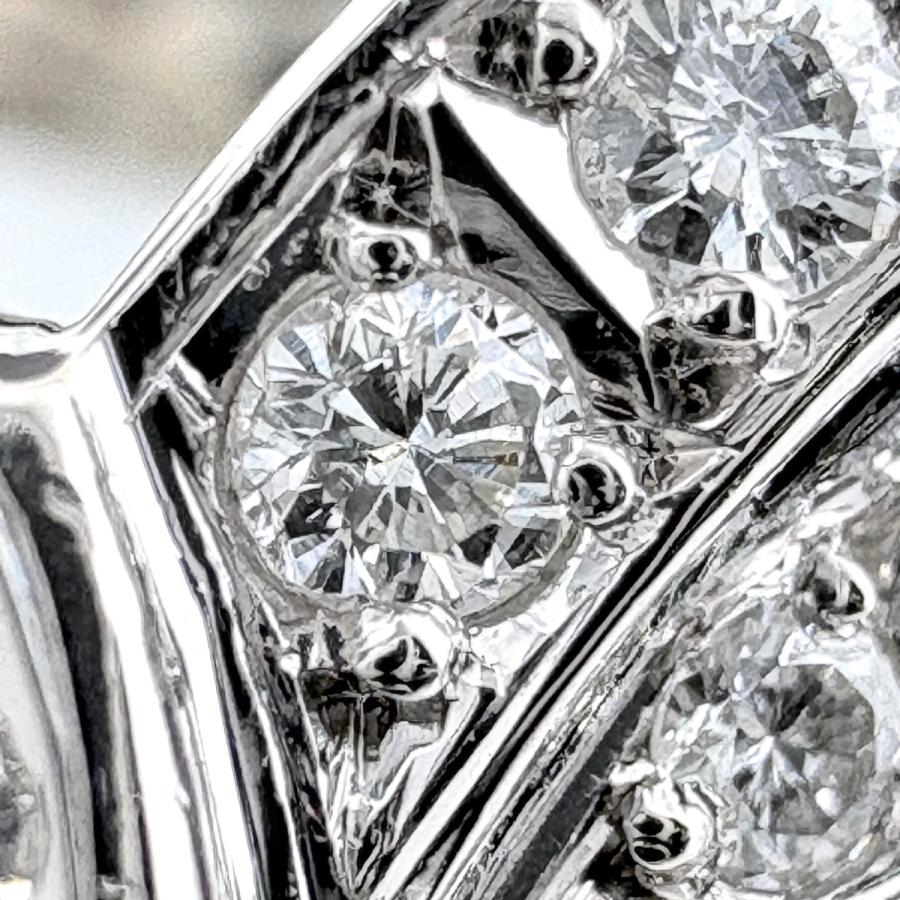 メレダイヤ デザインリング プラチナ 指輪 リング 9.5号 Pt900 
