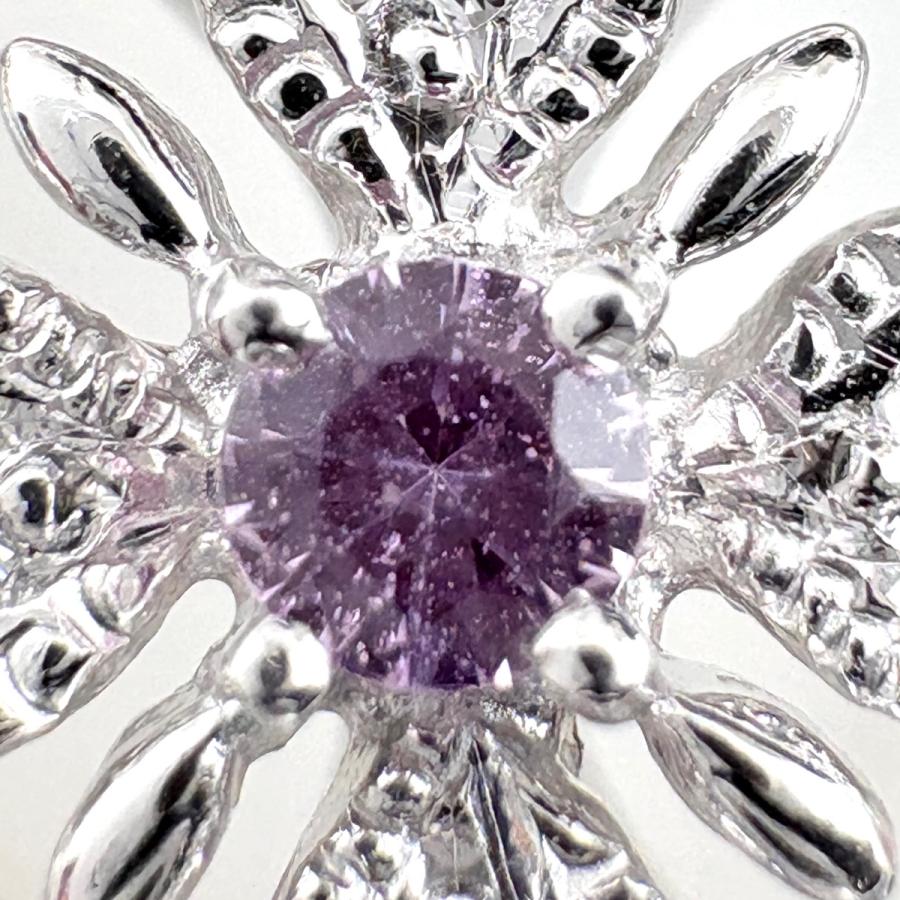 ミキモト MIKIMOTO メレダイヤ デザインネックレス ペンダント ピンクサファイア パール 真珠 ネックレス K18 ダイヤモンド ピンクサファイア レディース 中古_2