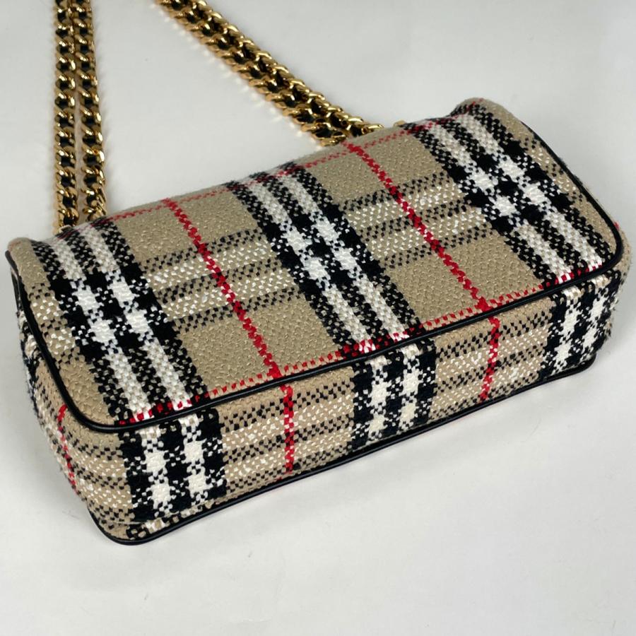 バーバリー BURBERRY スモールローラ チェーン ショルダーバッグ TB 
