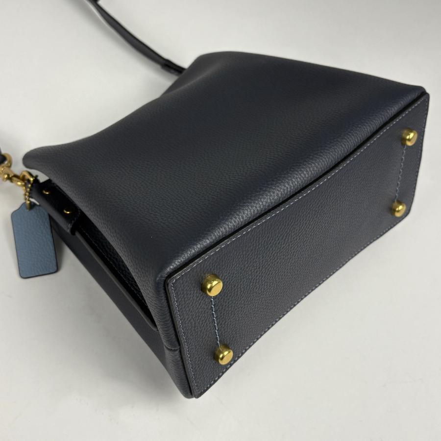 COACH（コーチ） ウィロウ バケット バッグ カラーブロック ショルダー