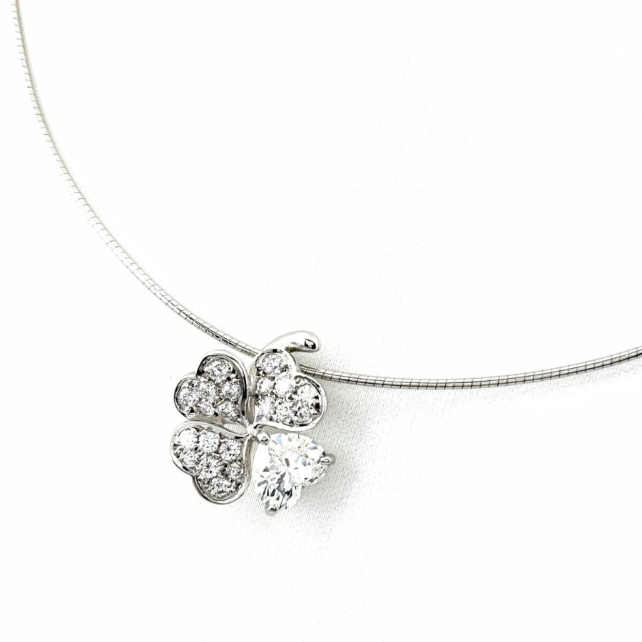 MIKIMOTO（ミキモト） クローバーモチーフ デザインネックレス