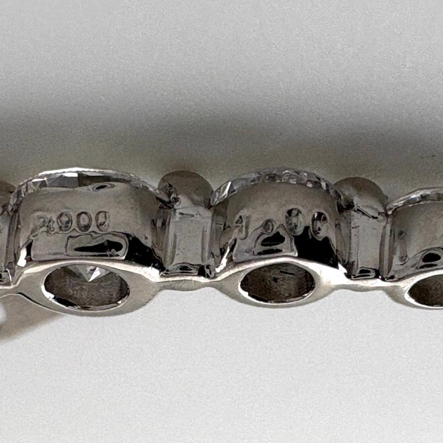 メレダイヤ デザインネックレス プラチナ ペンダント ネックレス Pt900 Pt850 ダイヤモンド レディース 中古_4