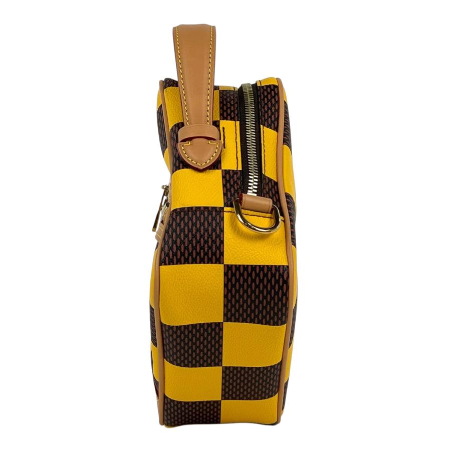 LOUIS VUITTON ルイヴィトン ダミエポップ チェス メッセンジャー 2wayバッグ ショルダーバッグ ブラウン×イエロー PVCレザー RFID N40562 LOUIS VUITTON（ルイ・ヴィトン） チェス メッセンジャーバッグ ダミエ