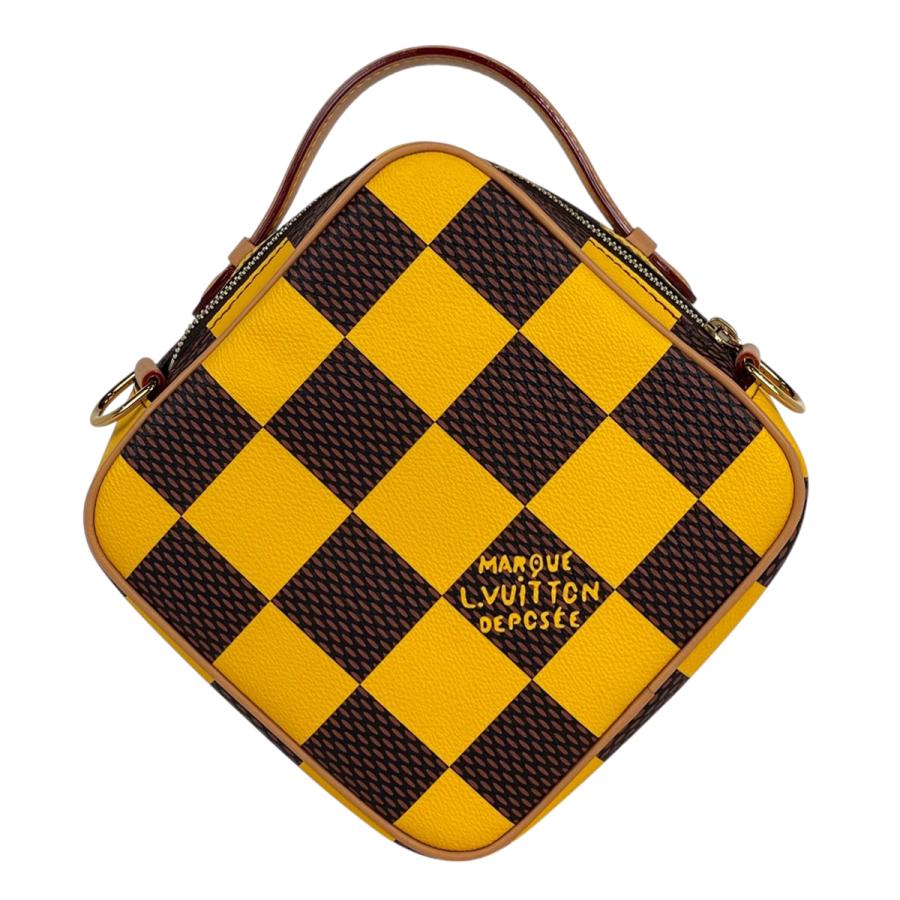 LOUIS VUITTON ルイヴィトン ダミエポップ チェス メッセンジャー 2wayバッグ ショルダーバッグ ブラウン×イエロー PVCレザー RFID N40562 LOUIS VUITTON（ルイ・ヴィトン） チェス メッセンジャーバッグ ダミエ