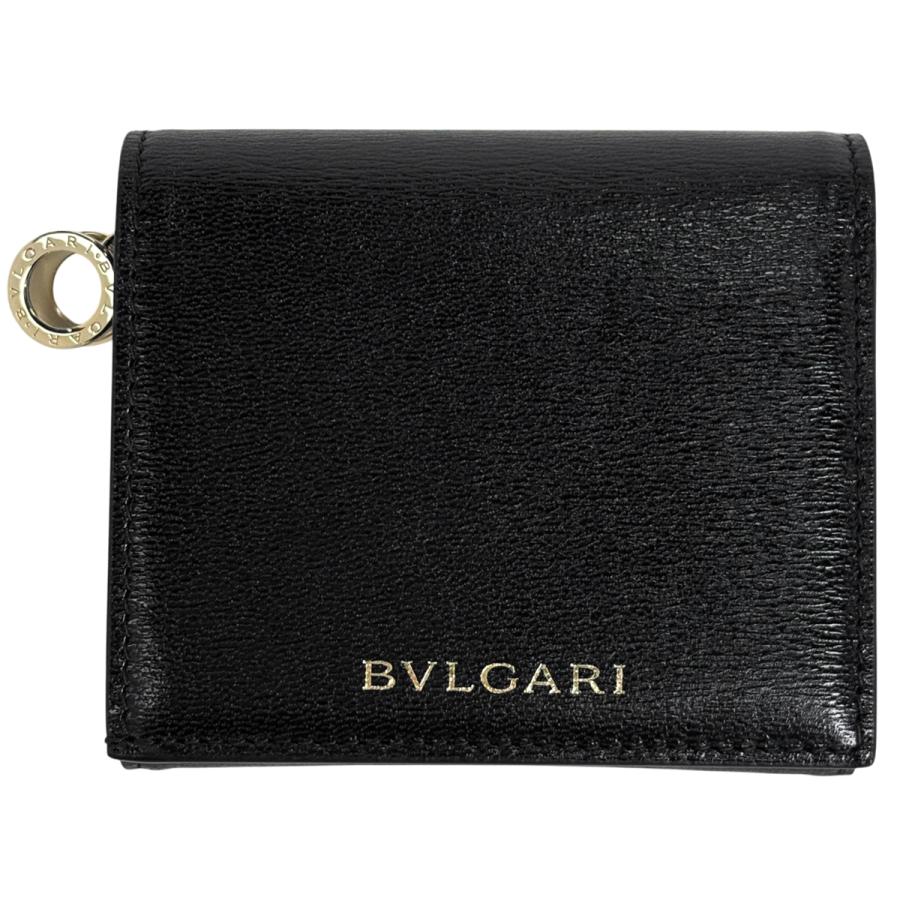 美品 BVLGARI ブルガリ 三つ折り財布 ビーゼロワン コンパクトウォレット BVLGARI（ブルガリ） ビーゼロワン 三つ折り 財布 三つ折り財布 レザー