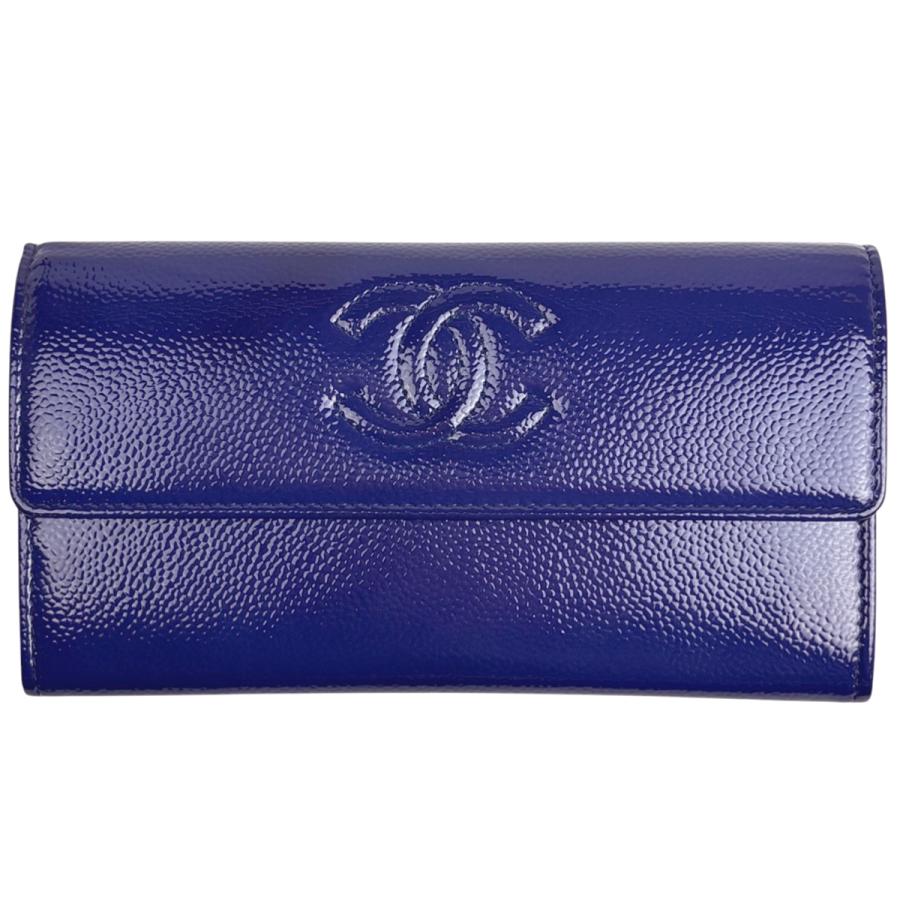 CHANEL（シャネル） ココマーク 長財布 エナメル 長財布 パテント 